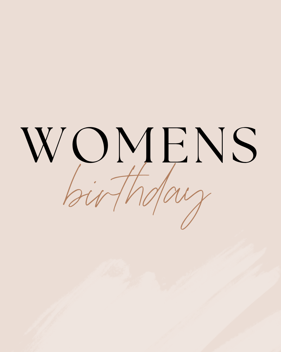 Womens Birthday