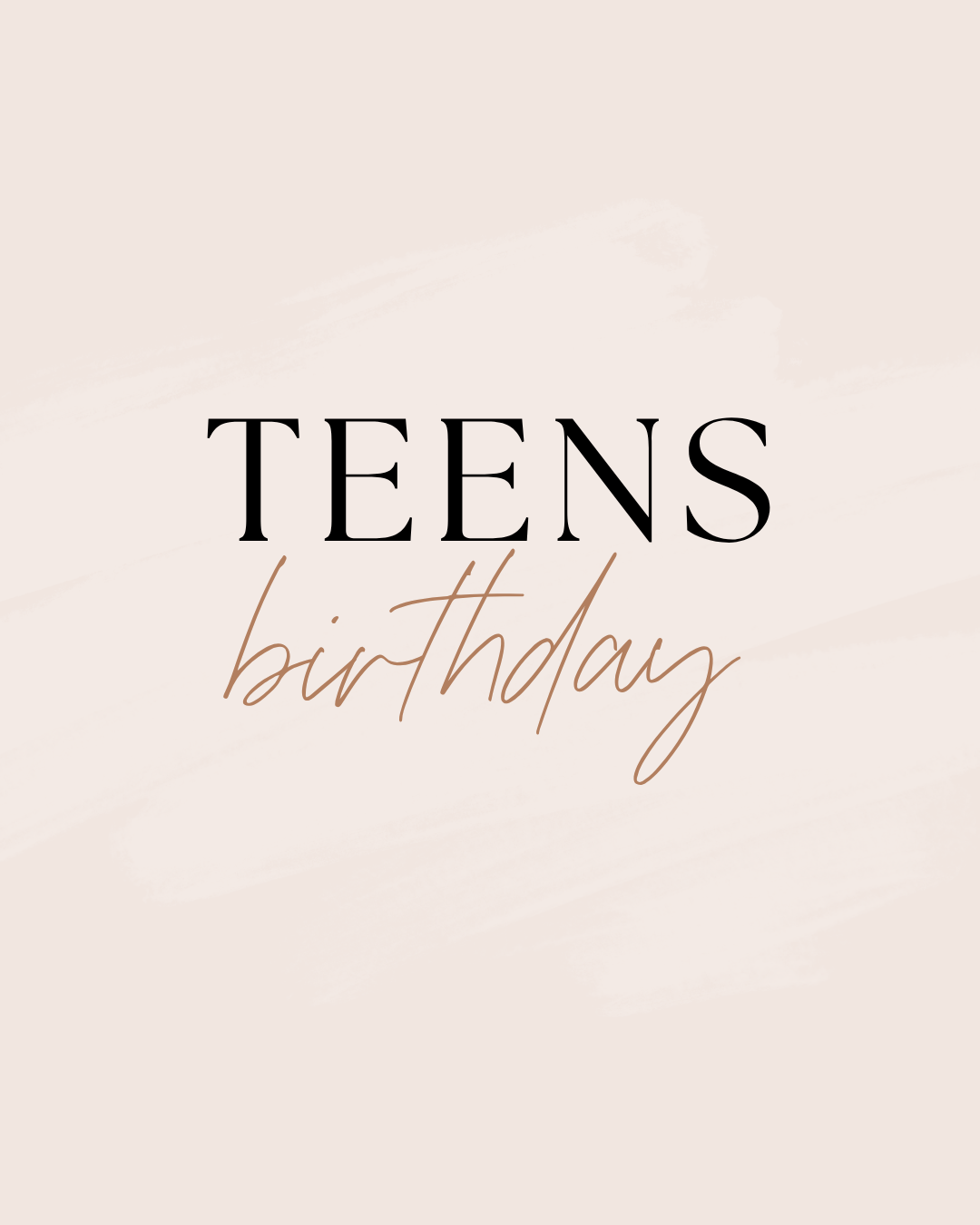 Teens Birthday