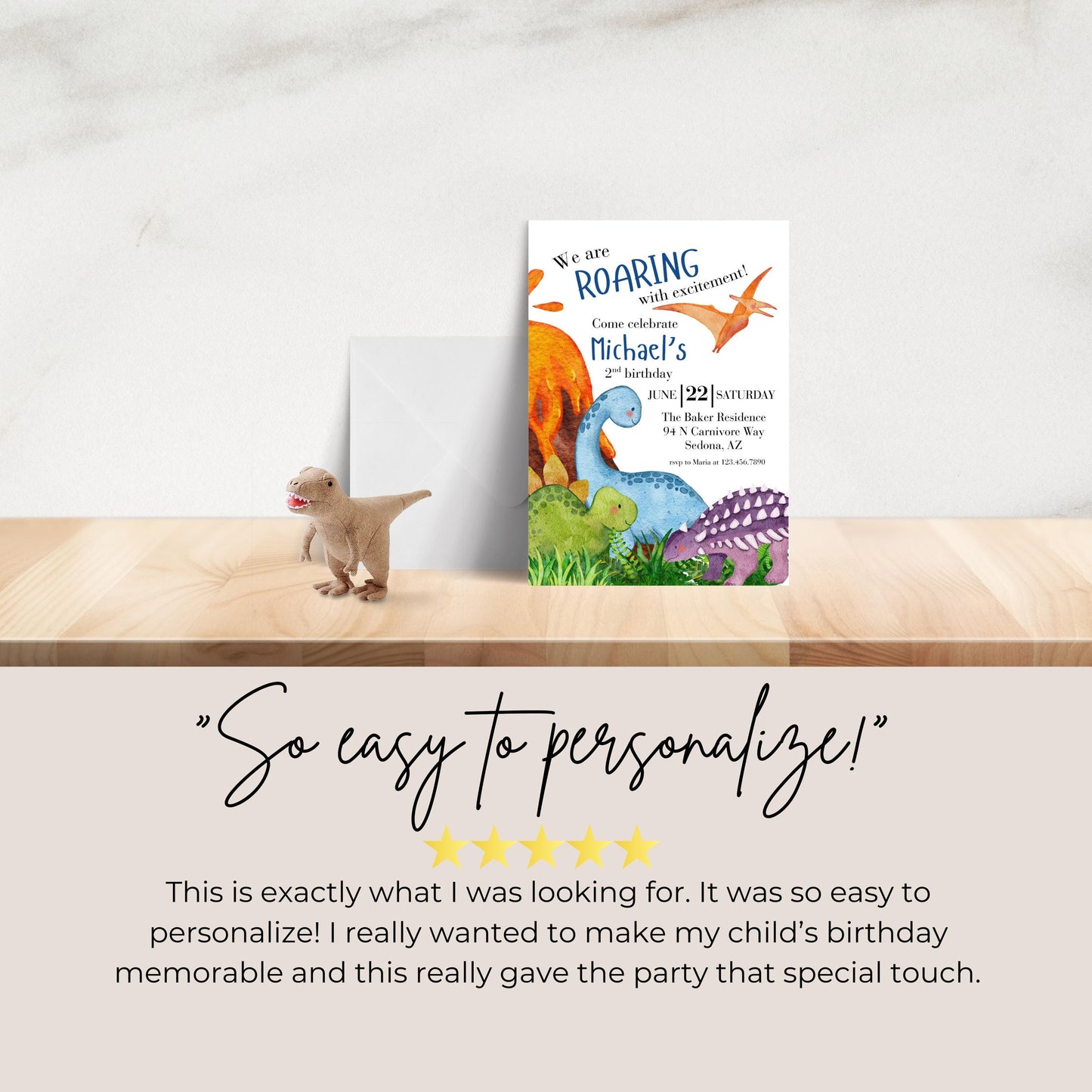 Dinosaur Second Birthday Invitation Second Dinosaur Birthday Dinosaur Invitation 2nd Birthday Invite Boy Second Birthday Dinosaur 0008