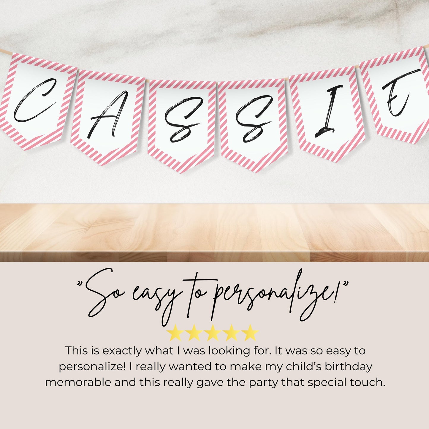 Ice Cream Party Alphabet Banner Letters A to Z Numbers Symbols Happy Birthday Banner Here's the Scoop Party Scoops of Fun Flag Banner 0002