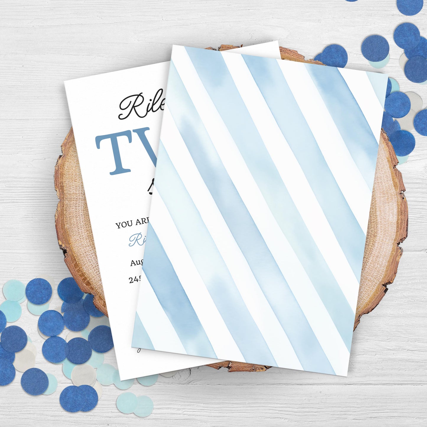 Two Sweet Cookie Birthday Invitation Second Birthday Milk Cookies Party 2nd Birthday Cookie Sweet Celebration Toddler Boy Birthday Cute 0005