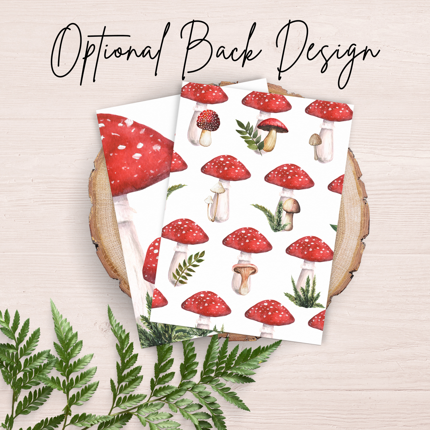 Mushroom 8th Birthday Invitation Template: Digital Download 0004