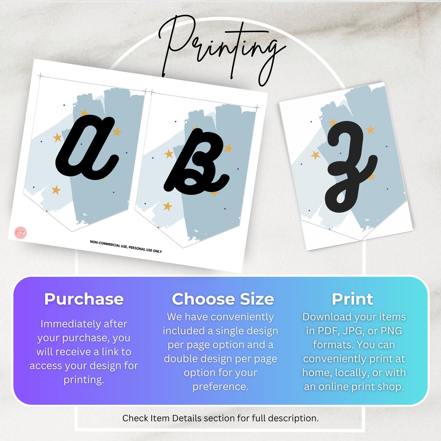 Space Party Alphabet Banner Letters A to Z Numbers Symbols Happy Birthday Banner Galaxy Birthday Solar System Party Flag Banner 0001