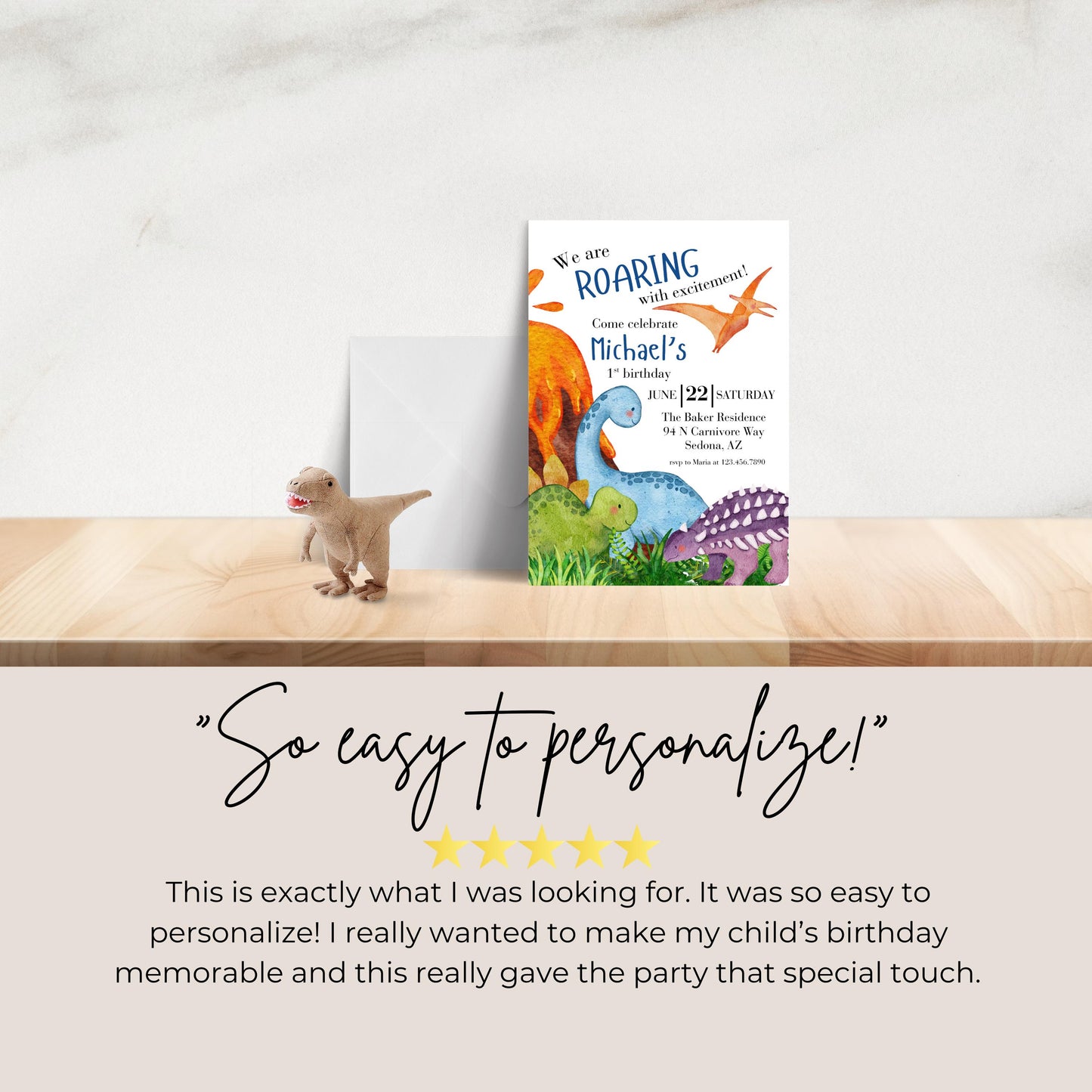 Dinosaur First Birthday Invitation First Dinosaur Birthday Dinosaur Invitation 1st Birthday Invite Boy First Birthday Dinosaur Invite 0008