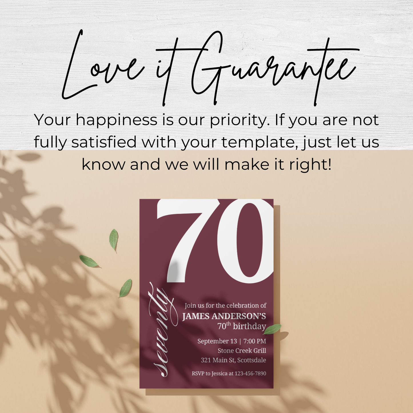 70th Birthday Invitation for Men 70th Birthday Invite 70th Birthday for Him 70th Birthday Invitation 70th Birthday Invitation for Him 0007