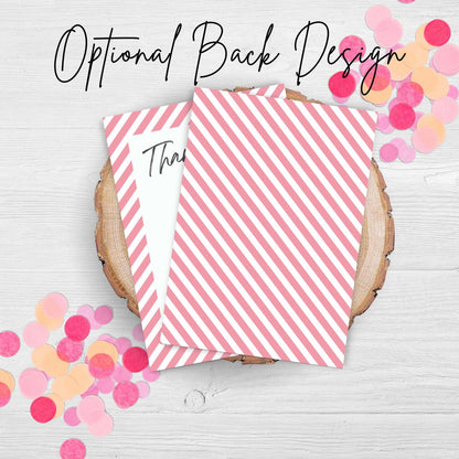 Thank You Note Here's the Scoop Birthday Template Editable Scoops of Fun Thank You Card Ice Cream Theme Birthday Party Sweet Girl 0002