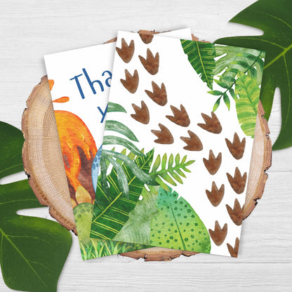 Dinosaur Thank You Card Birthday Dinosaur Party Thank You Letter Dinosaur Thank You Template Birthday Dino-mite Birthday Thank You Note 0008