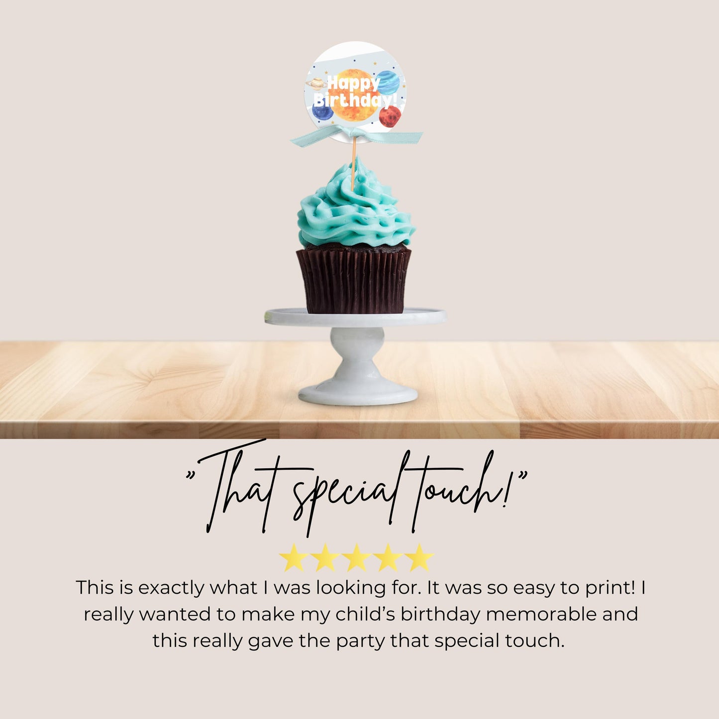 Space Cupcake Toppers Out of This World Party Decorations Cake Toppers Space Party Solar System Party Birthday Decor Party Supplies 0001